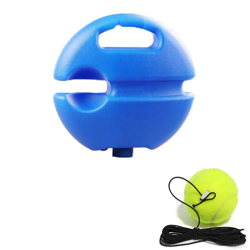Tennis Trainer Base with Rebound Ball for Solo Practice