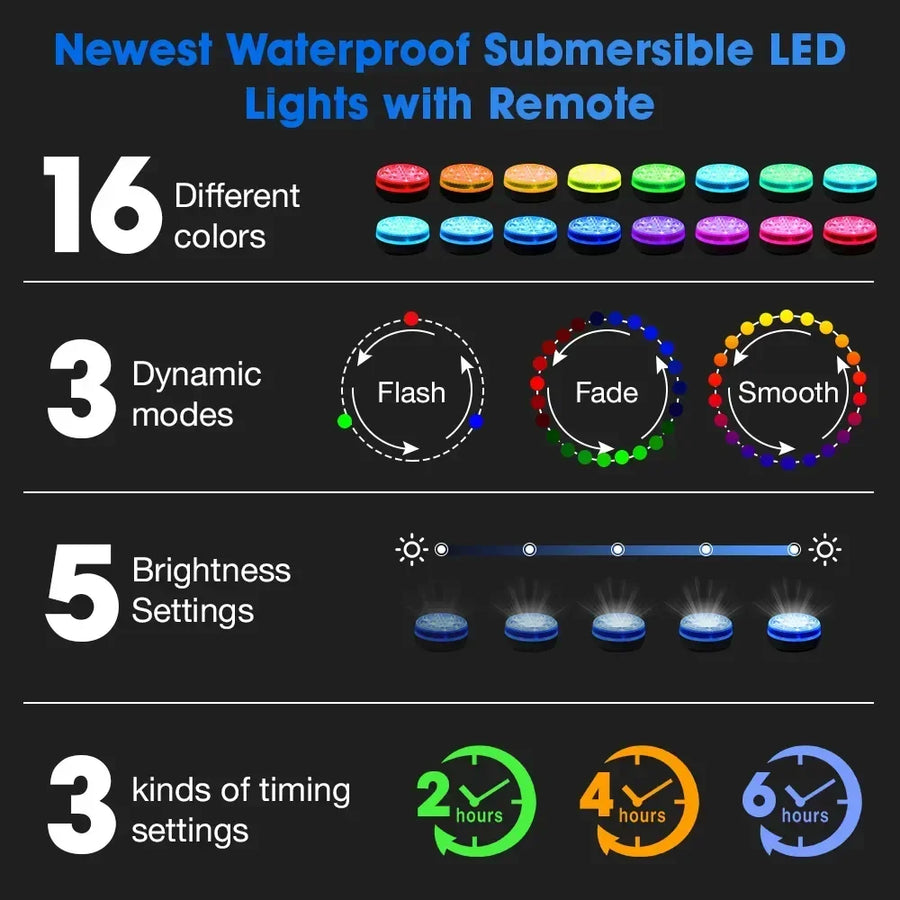 Underwater light with remote control