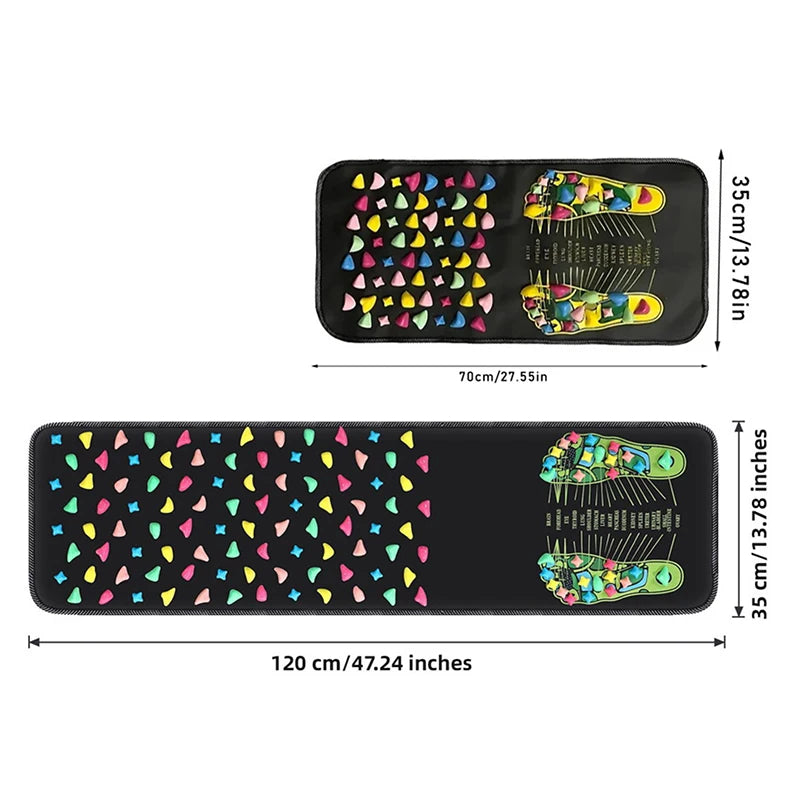 Both mat sizes with dimensions: 70 × 35 cm and 120 × 35 cm