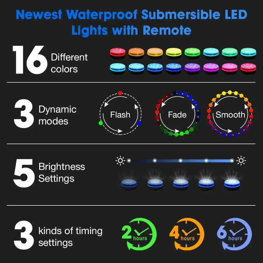 Underwater light with remote control