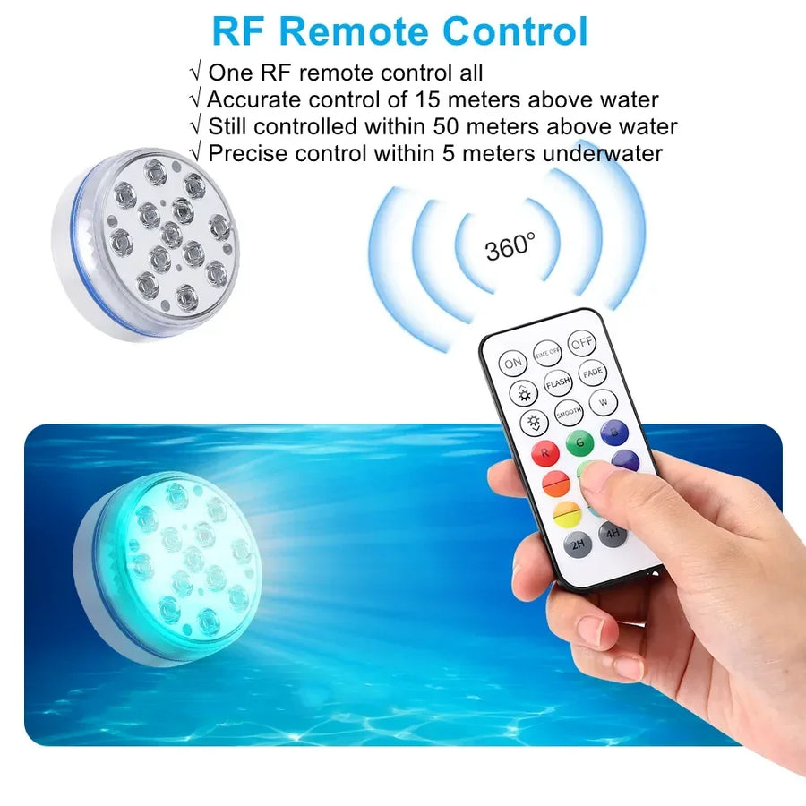 Underwater light with remote control