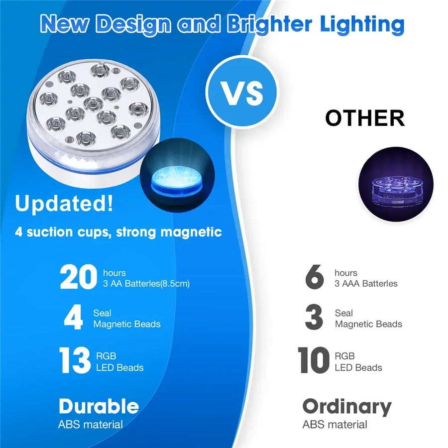 Underwater light with remote control